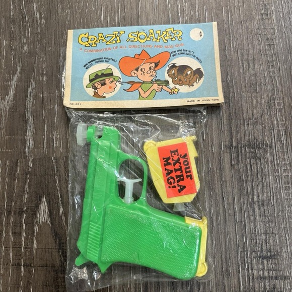 NOS Crazy Soaker Water Gun Robert Steiner Bromo-Mint Company Patent 1956 Vtg 50s - Picture 1 of 8